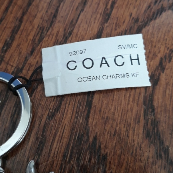 Coach Ocean Charms Key Fob Chain - Picture 4 of 7